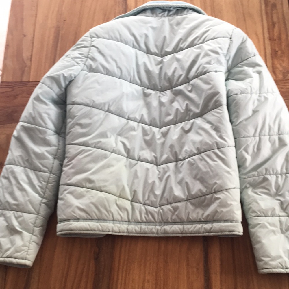 Abercrombie & Fitch Light Green Puffer Ski Jacket - Picture 6 of 10